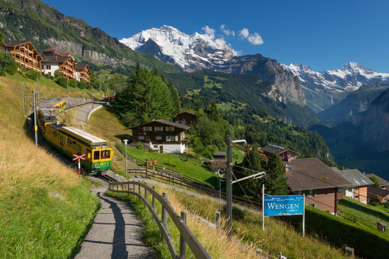 Chalet Bella Vista 4 Wengen Kültér fotó