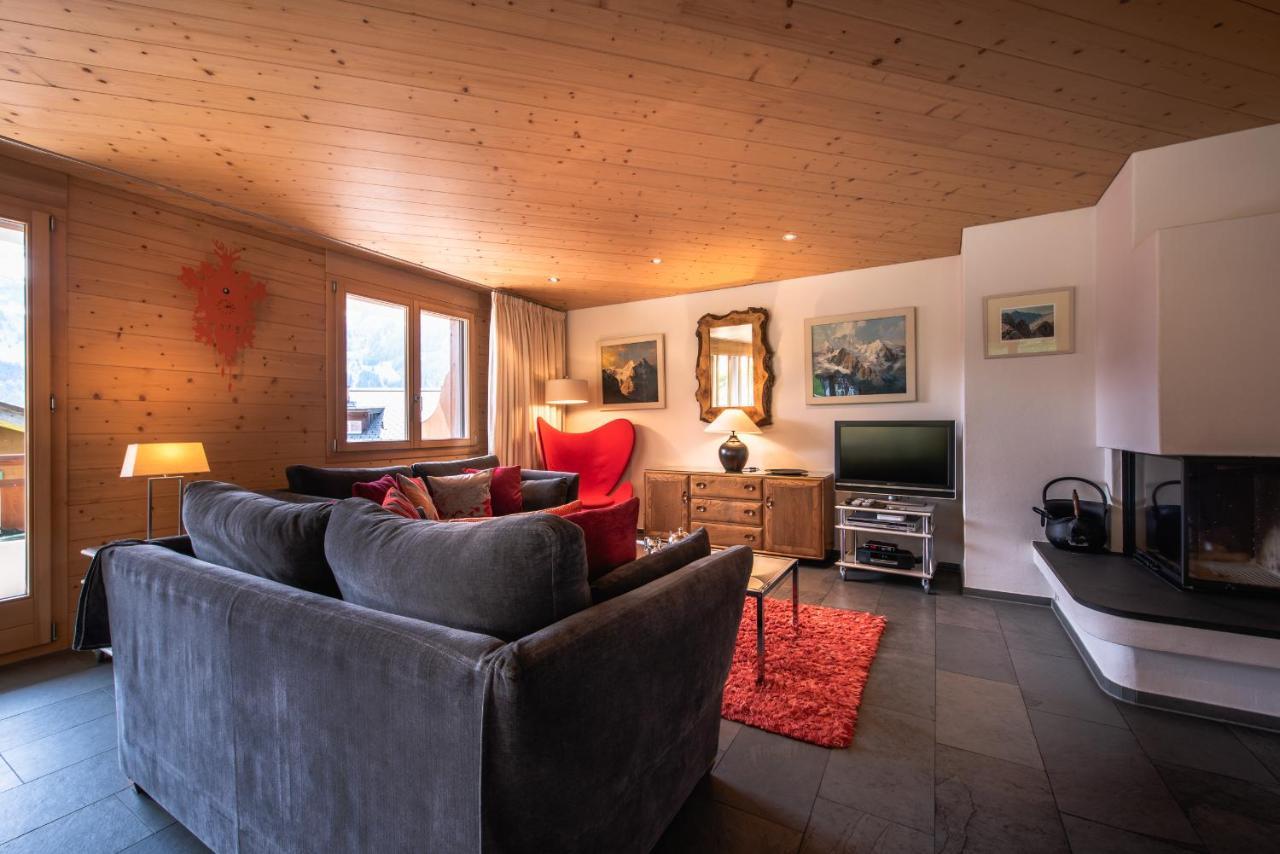 Chalet Bella Vista 4 Wengen Kültér fotó