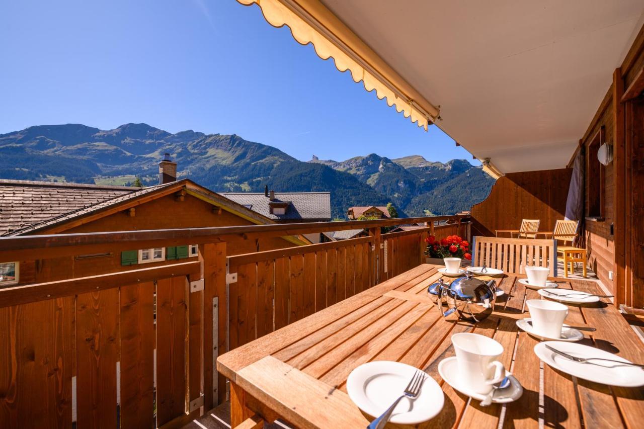 Chalet Bella Vista 4 Wengen Kültér fotó